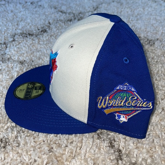 New Era Hat Toronto Blue Jays Fitted Size 7 3/4 - Picture 2 of 6